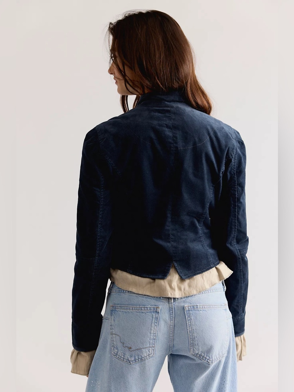 Free People Cloud Nine Ruffle Band Jacket - Picture 3 of 7